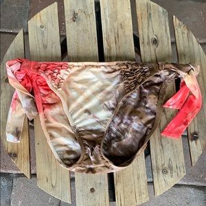 Tie dye bikini bottoms